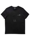 Men's Item Logo Cotton Short Sleeve T-Shirt Black - A.P.C. - BALAAN 2