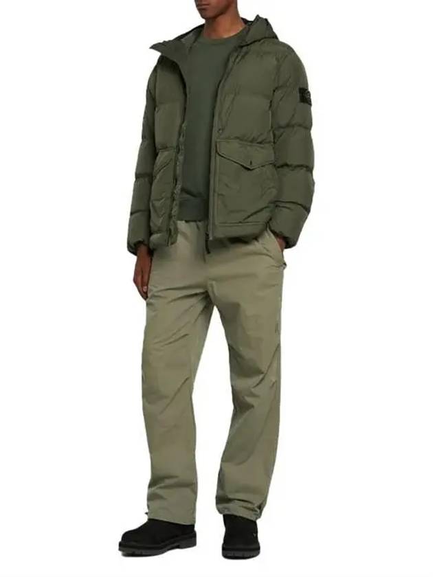 Crinkle Reps Re-Nylon Down Padding Green - STONE ISLAND - BALAAN 3