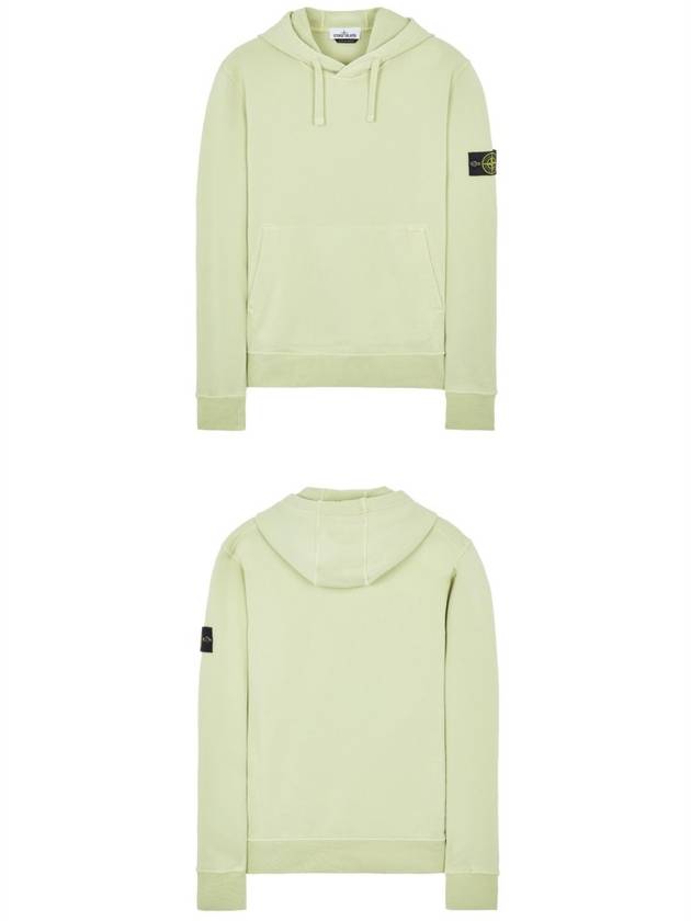 Wappen Patch Hoodie Light Green - STONE ISLAND - BALAAN 5