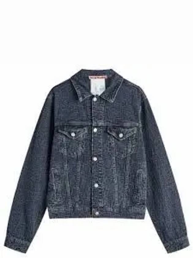 Rye Monogram Denim Jacket Blue - ACNE STUDIOS - BALAAN 2