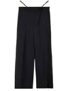 Wool Mohair Straight Pants Black - GUCCI - BALAAN 2