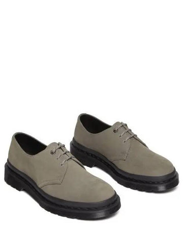 Dr Martens 1461 3 hole nickel mild nubuck WP gray 31131059 - DR. MARTENS - BALAAN 1