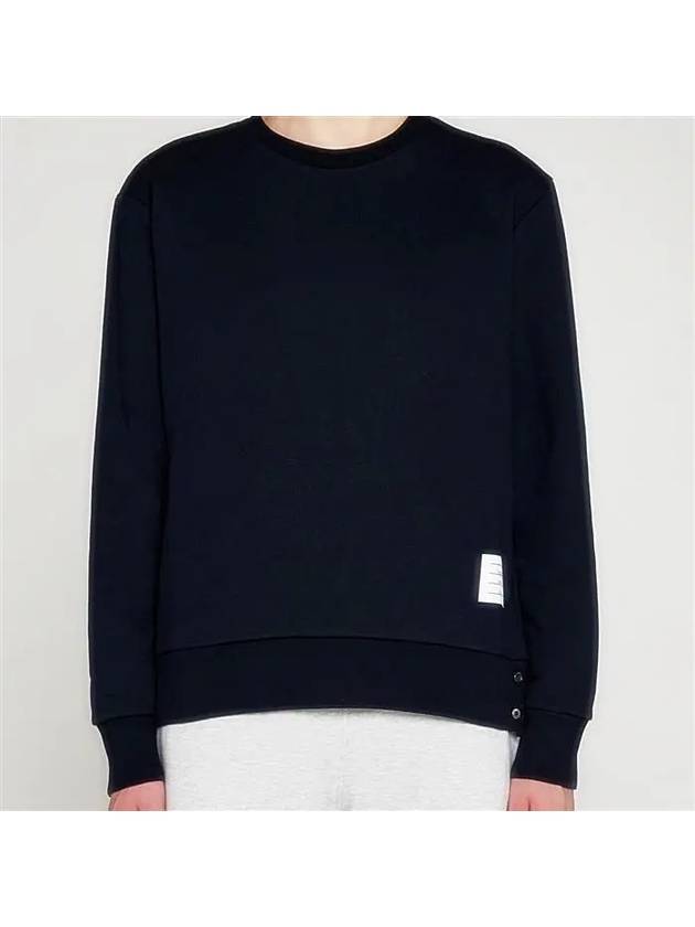 Center Back Stripe Crewneck Sweatshirt Navy - THOM BROWNE - BALAAN 4