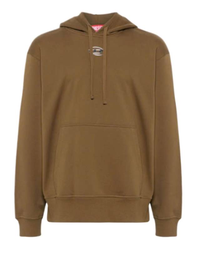 S Macs Logo Hoodie Marroncino - DIESEL - BALAAN 2