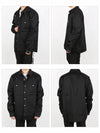 Pocket Denim Long Sleeve Shirt Black - RICK OWENS - BALAAN 3