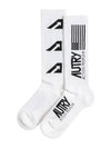 Iconic Logo Socks White - AUTRY - BALAAN 3