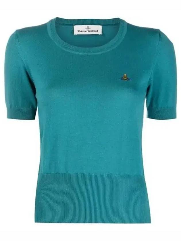 Bea Knit Top Blue - VIVIENNE WESTWOOD - BALAAN 2