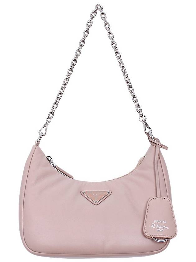 Re-Edition 2005 Padded Nappa Leather Shoulder Bag Pink - PRADA - BALAAN 4