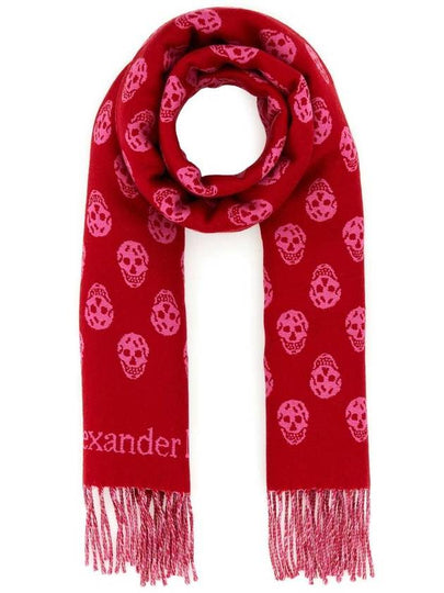 23 fw Wool Reversible Scarf 755076 3200Q 6272 B0230825877 - ALEXANDER MCQUEEN - BALAAN 2