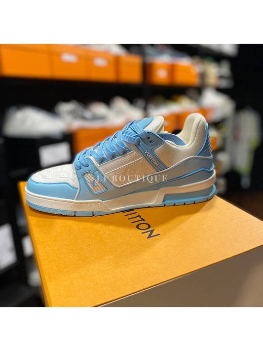 Trainer Men's Sneakers Virgil Abloh Blue - LOUIS VUITTON - BALAAN 2