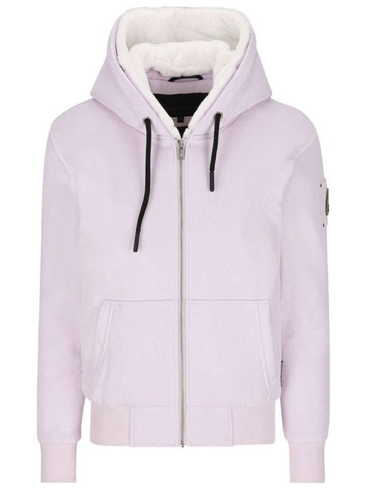 Classic Bunny 3 White Lining Zip Up Hoodie Lilac - MOOSE KNUCKLES - BALAAN 1