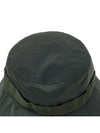 Military Polyester Bucket Hat Green - KENZO - BALAAN.