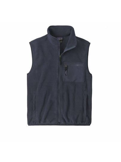 Men's Synchilla Fleece Vest Smolder Blue - PATAGONIA - BALAAN 2