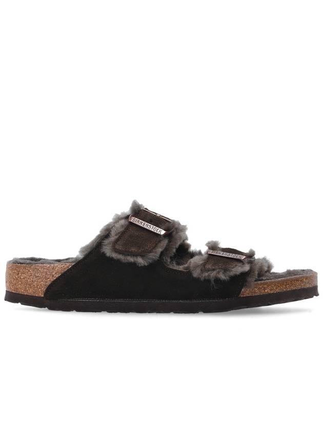 Arizona Shearling Medium Sandals Mocha - BIRKENSTOCK - BALAAN 2