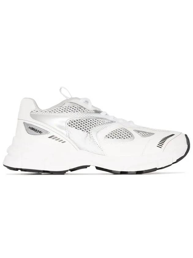 Marathon Runner Low Top Sneakers White Silver - AXEL ARIGATO - BALAAN 2