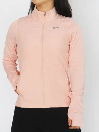 Therma Fit Essential Running Zip-Up Jacket Arctic Orange - NIKE - BALAAN 2