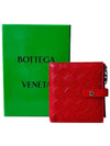 Intrecciato Zipper Half Wallet Red - BOTTEGA VENETA - BALAAN 6