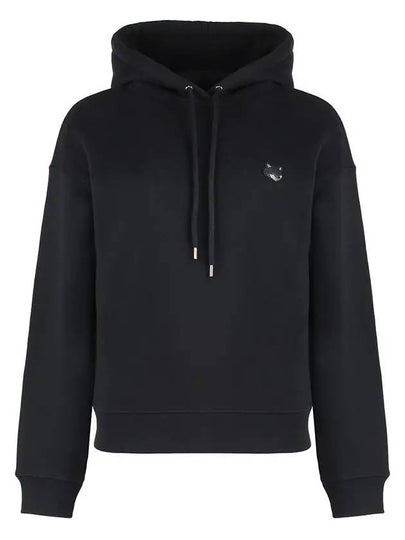 Bold Fox Head Patch Comfort Hoodie Black - MAISON KITSUNE - BALAAN 2