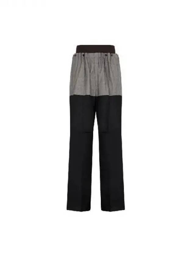 Patchwork design cotton wool pants 271291 - RAF SIMONS - BALAAN 1