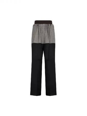 Patchwork design cotton wool pants 271291 - RAF SIMONS - BALAAN 1