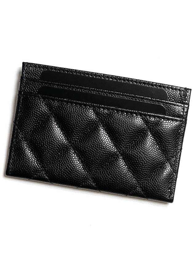 logo card wallet black - CHANEL - BALAAN 4