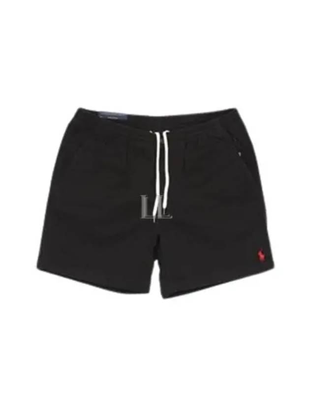 Men's Embroidered Pony Prepster Shorts Black - POLO RALPH LAUREN - BALAAN 2