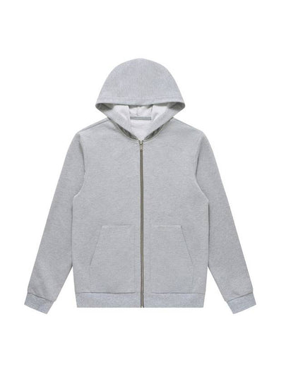 Two Way Logo Hooded Zip-up Grey - SOLEW - BALAAN 2