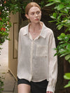 Coconut Loose Fit Linen Shirt Ivory - MICANE - BALAAN 2