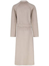 Ludmilla Belted Single Coat Sand - MAX MARA - BALAAN 3