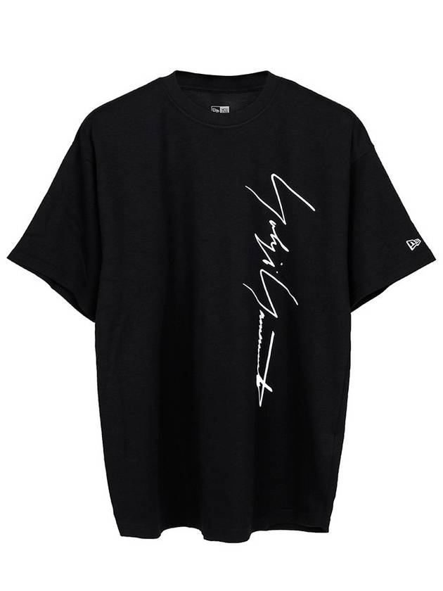 Logo Print Short Sleeve T-Shirt Black - YOHJI YAMAMOTO - BALAAN 2