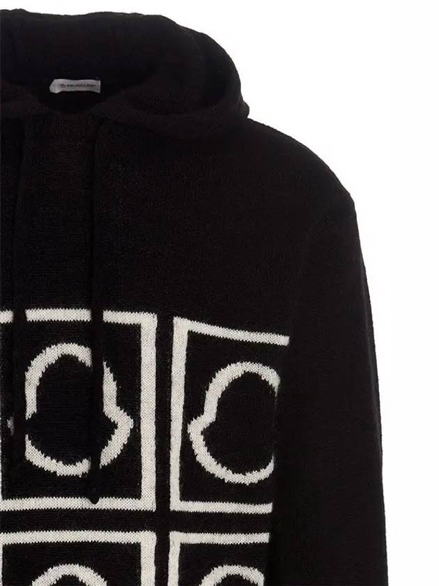 Black Men s Hoodie 9C00013 M1240 999 - MONCLER - BALAAN 4