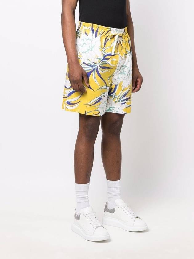 street flower printing shorts yellow - VALENTINO - BALAAN 6