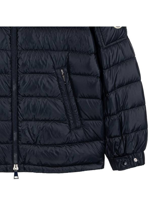 Dalles logo patch hood padded navy - MONCLER - BALAAN 5