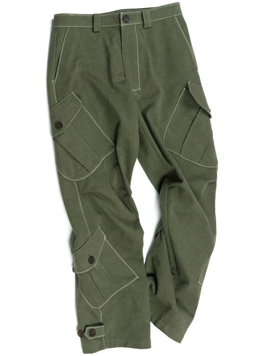 Country Road Cargo Pants Green I5WP01GR - IOEDLE - BALAAN 1