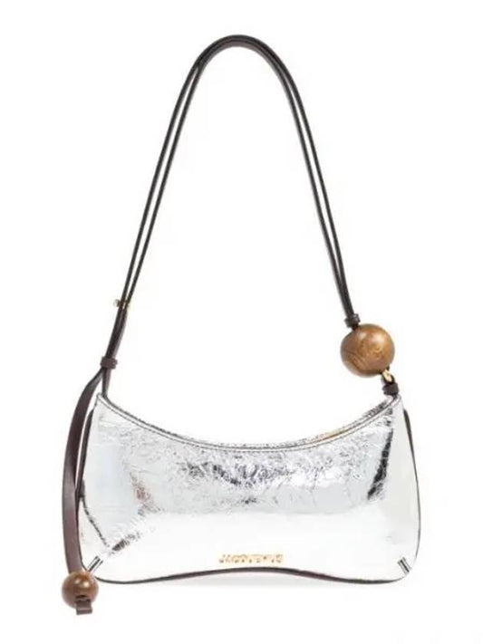 Le Bisou Perle Leather Shoulder Bag Silver - JACQUEMUS - BALAAN 2