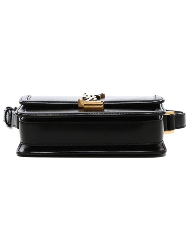 Gold Hardware Monogram Small Solferino Shoulder Bag Black - SAINT LAURENT - BALAAN 5