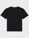 Men's Loose Wave Cotton Jersey Short Sleeve T-Shirt Black - CELINE - BALAAN 3