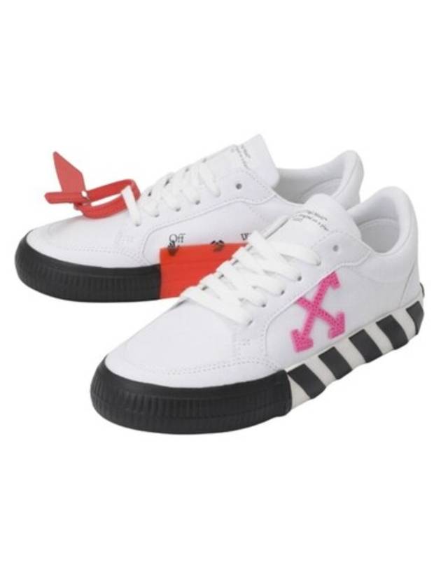 Vulcanized Low Top Sneakers White Fuchsia - OFF WHITE - BALAAN 1