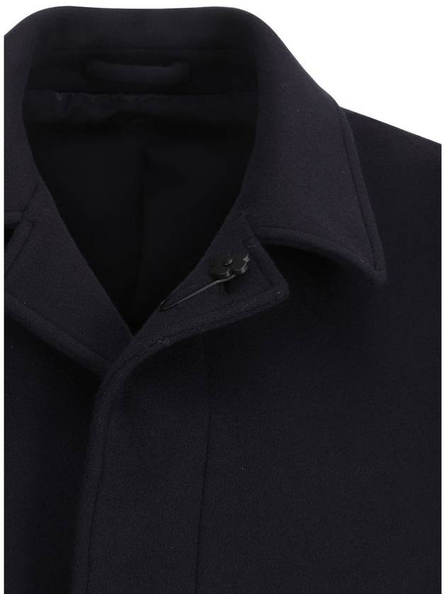 Lardini Navy Blue Wool Coat - RVR LARDINI - BALAAN 3