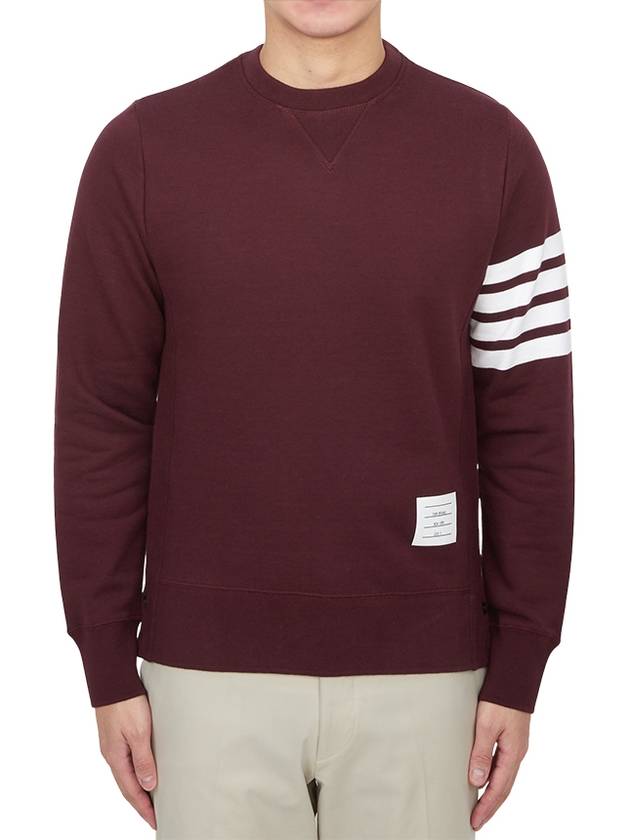 4 Bar Loopback Jersey Sweatshirt Red - THOM BROWNE - BALAAN 2