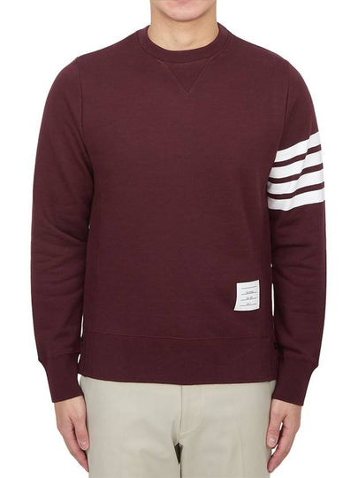 4 Bar Loopback Jersey Sweatshirt Red - THOM BROWNE - BALAAN 2