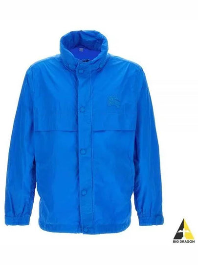 EKD Applique Nylon Zip-Up Jacket Blue - BURBERRY - BALAAN 2