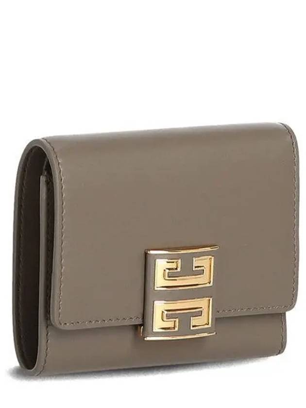 4G Logo Half Wallet Brown - GIVENCHY - BALAAN 2