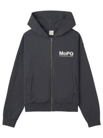 Contemporary Museum Zip up Hood Navy - MUSEUM OF PEACE & QUIET - BALAAN 1