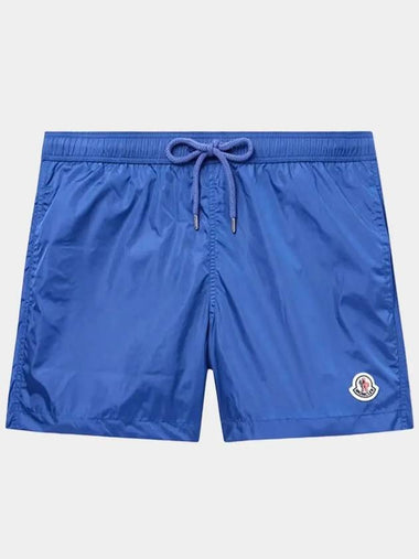 Men s logo patch shorts swim pants blue 2C00005 53326 74K - MONCLER - BALAAN 1