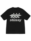 Surfwork Pigment Dyed Short Sleeve T-Shirt Black - STUSSY - BALAAN 1