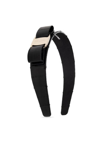 Vara Bow Hairband Black - SALVATORE FERRAGAMO - BALAAN 1