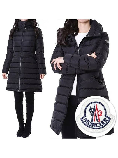 Women's Flammette Long Down Padding Black - MONCLER - BALAAN 2