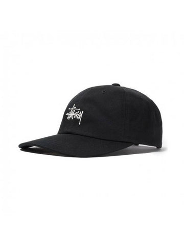 Stock Low Pro Ball Cap Black - STUSSY - BALAAN 1