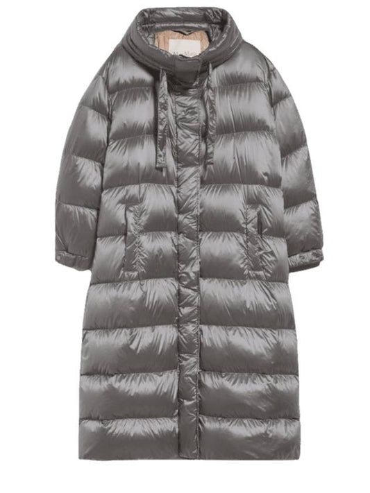 Women's Spacepar Waterproof Nylon Parka Medium Gray - MAX MARA - BALAAN 1